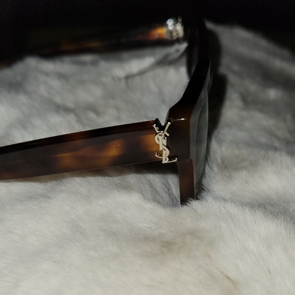 NWT Saint Laurent Tortoise Shell Sunglasses - Picture 3 of 5